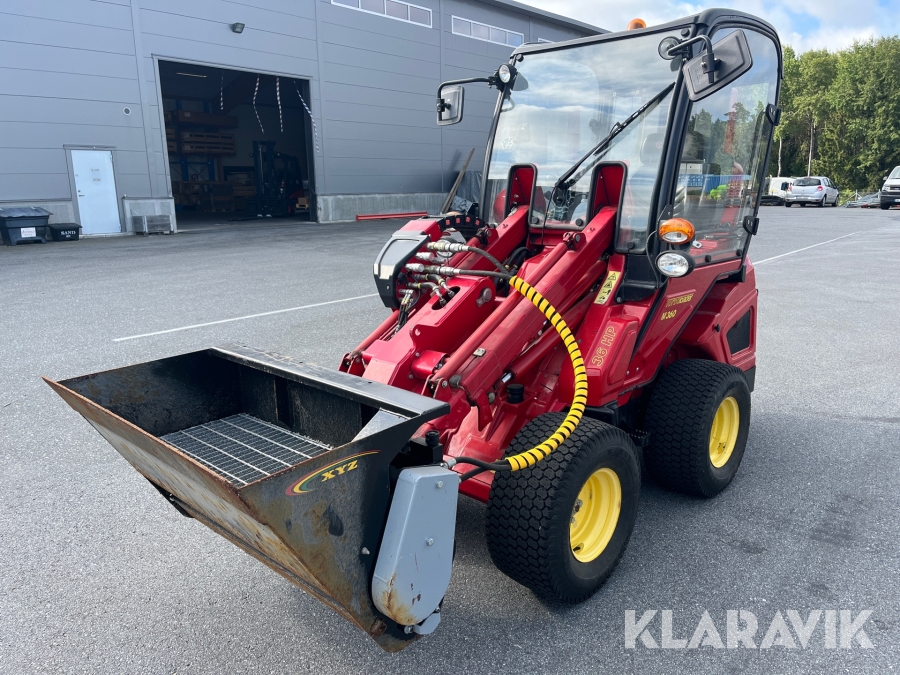 hjullastare Gianni Ferrari Turboloader M360 med hydrauliska bromsar och hytt