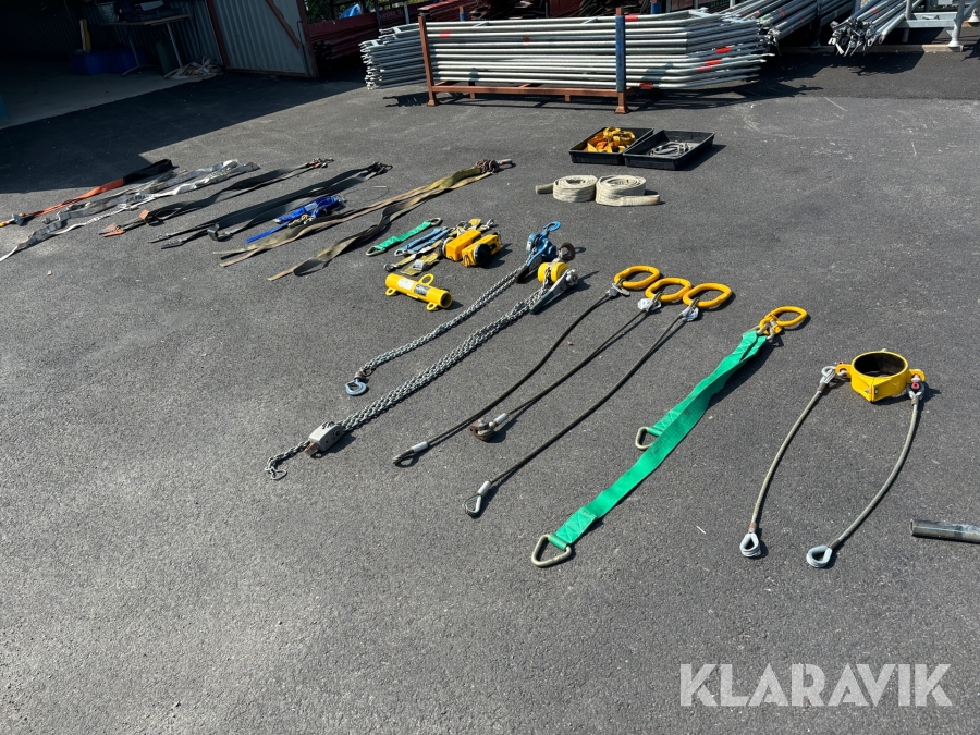 Blandade lyftredskap / lyftblock