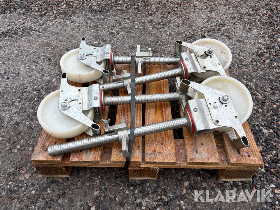 Ställningshjul 4 st