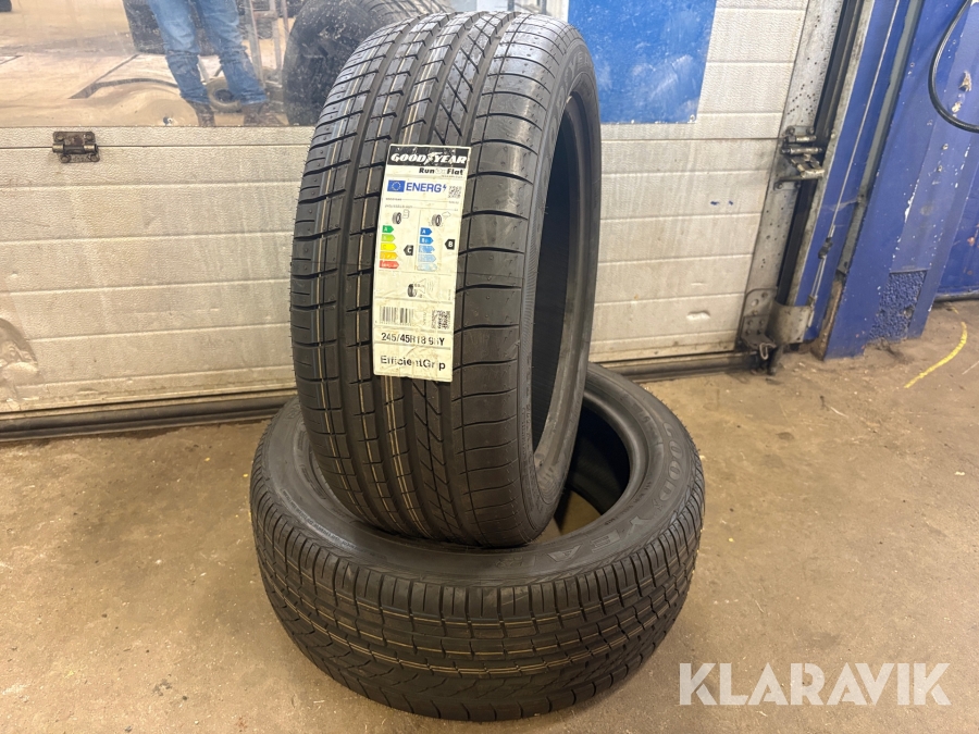 Sommardäck Goodyear RunOnFlat 245/45R18 2 st