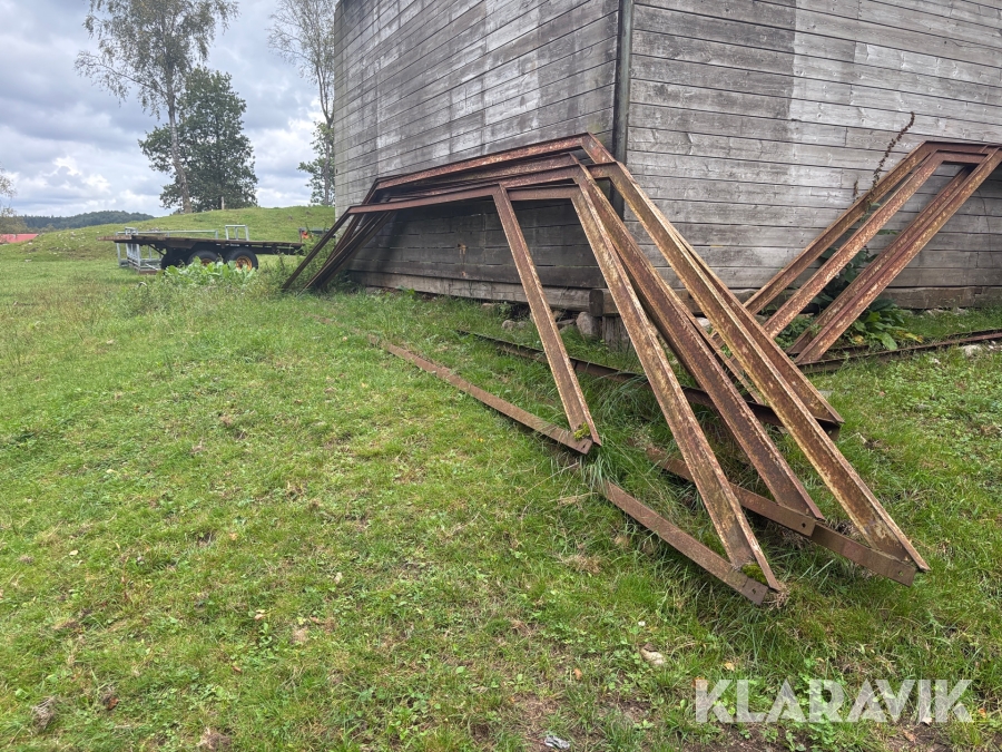 Takstolar stål 6 st