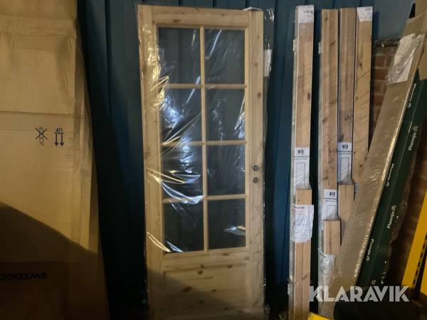 Innedörr Massiv SP8 Glas 8x20