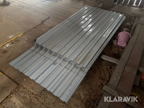 Takplåt 13st rostfri