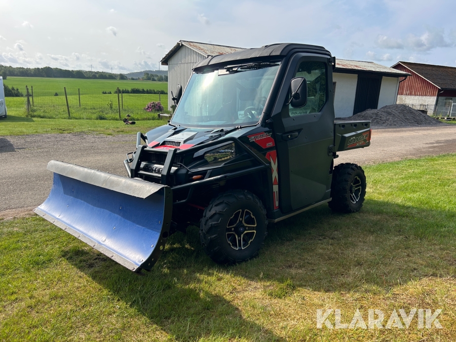 UTV Polaris Ranger XP 900HO med snöblad