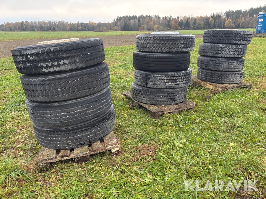 Släpvagnsdäck 12 st