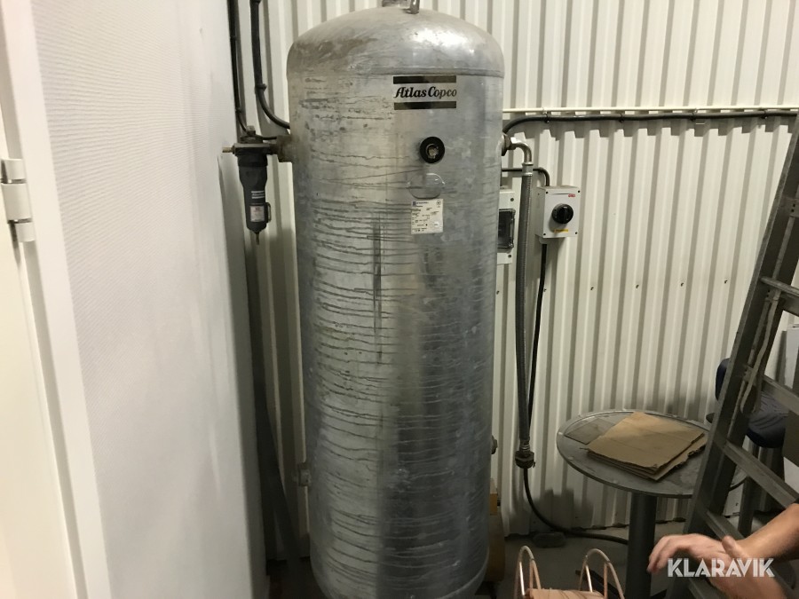 Tryckluftsbehållare 500L Atlas Copco