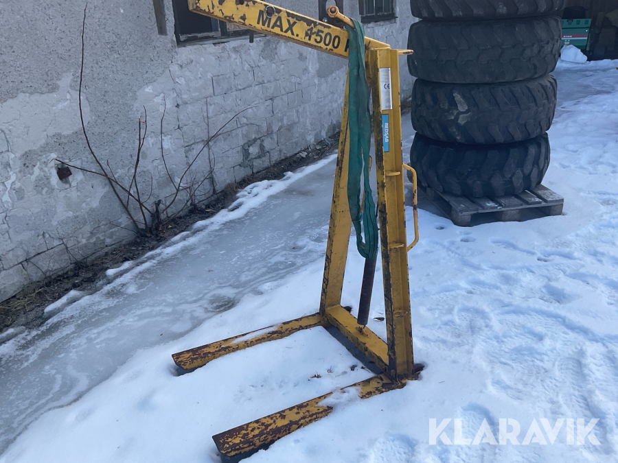 Pallyft för kran Bedsab 1500/800
