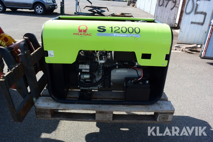 Generator Pramac S 12000 THEPI 3 fas 400 volt bensindriven