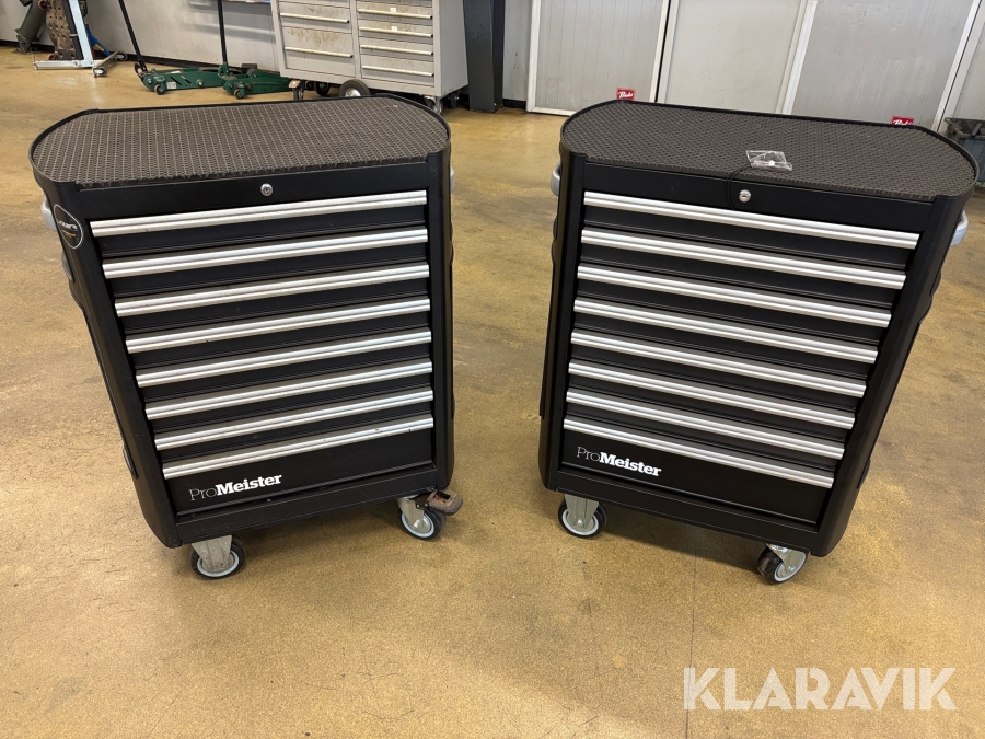 Verktygsvagnar Pro Meister