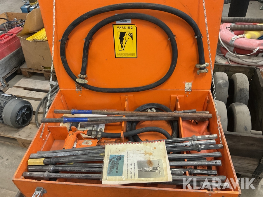 Bergborr SIG PLB 16 med redskap