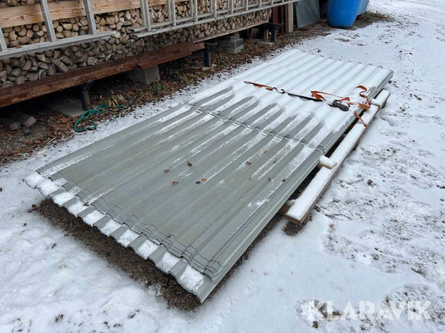 Plåt   TP20 Ljusgrå Perforerad