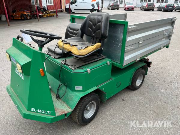 Eltruck med flak Stama Multitruck