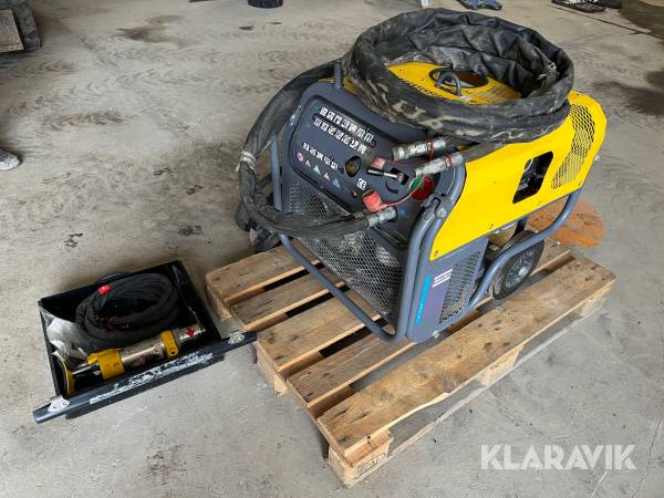 Hudraulaggregat Atlas Copco LP13-30P med betongborr  och kapmaskin