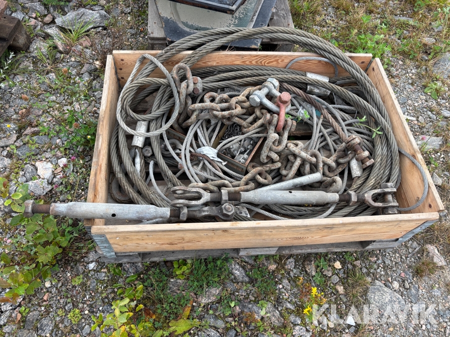 Wirar samt vantskruv med wirelås