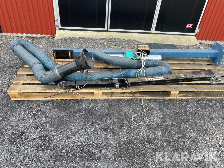 Utsugsarm Plymex med stolpe 