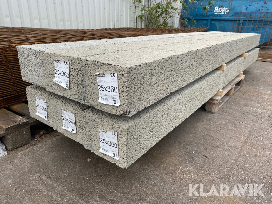 Lecabalk Finja 25x19x360cm 6st