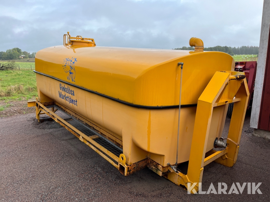 Vattentunna på lastväxlarram