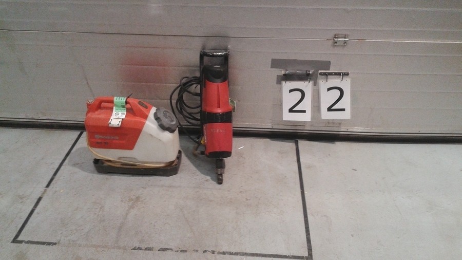 KÄRNBORRMASKIN EL & TRYCKTANK BATTERI