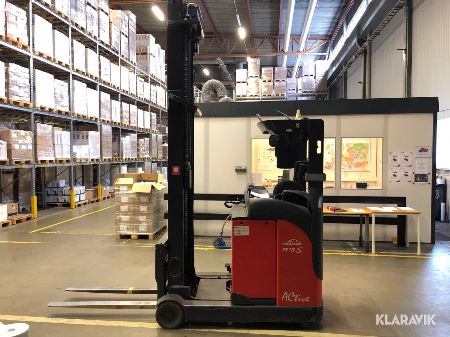 Skjutstativtruck Höglyftande Linde R16 S