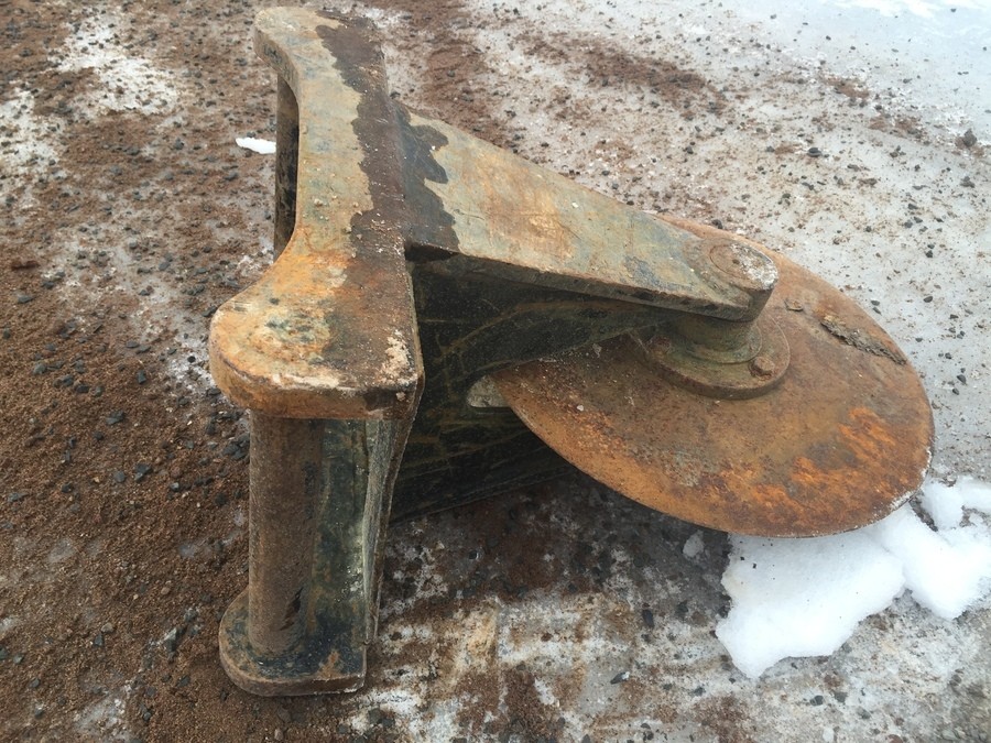 Asfaltsskärare med ny trissa (S45-fäste)