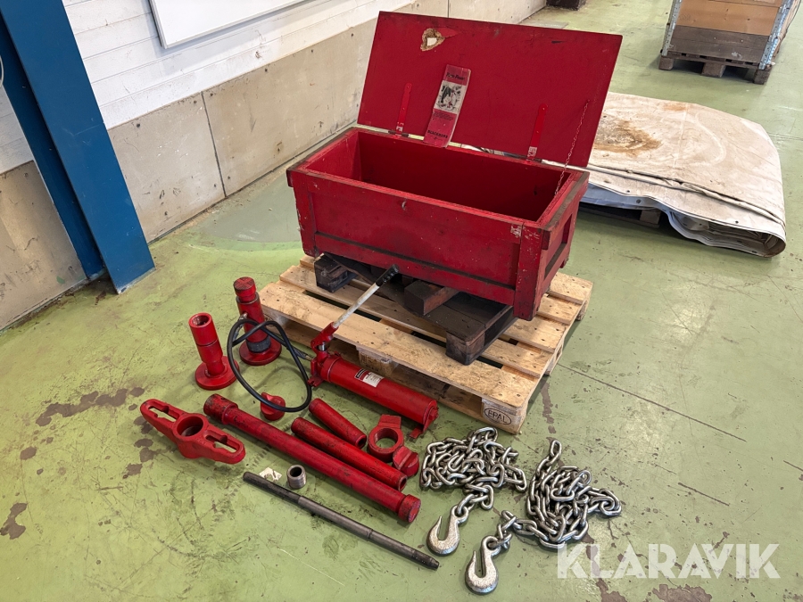 Domkraft/riktsats Blackhawk Porto power P-420