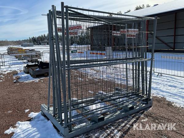 Byggstängsel Betafence 10st plus ställ