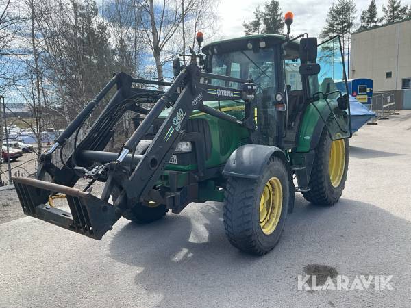 Traktor John Deere 6220 med frontlastare