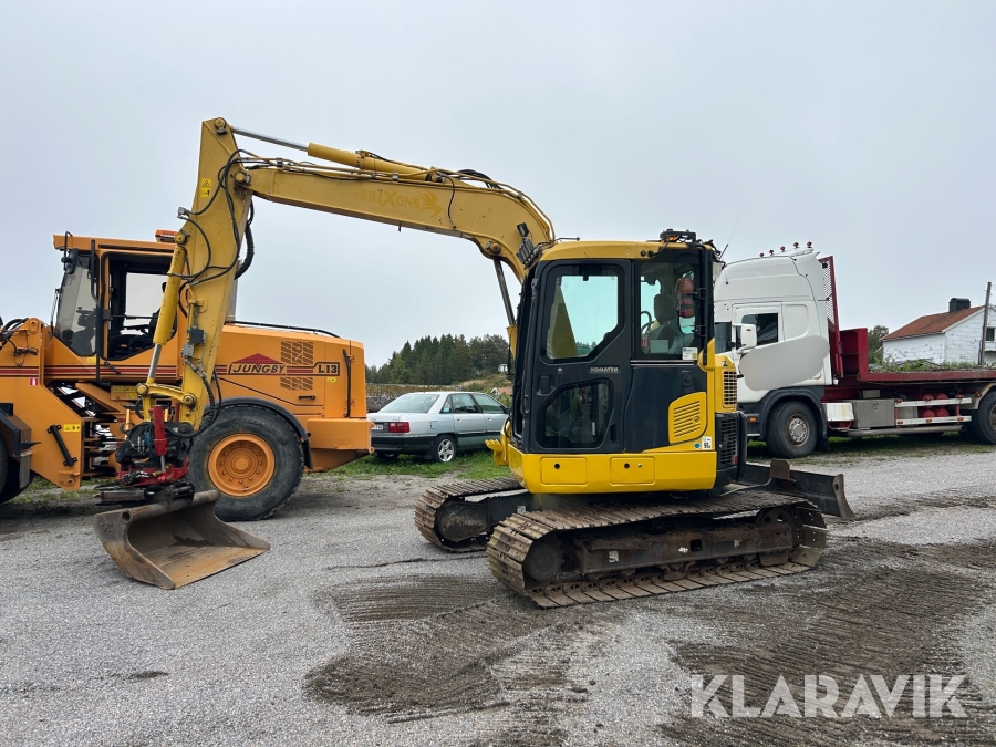 Grävmaskin Komatsu PC78US med redskap