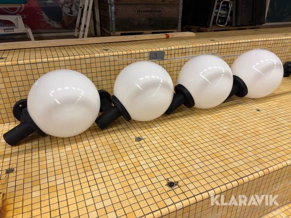 Väggarmaturer Elenco IP 23 4 st