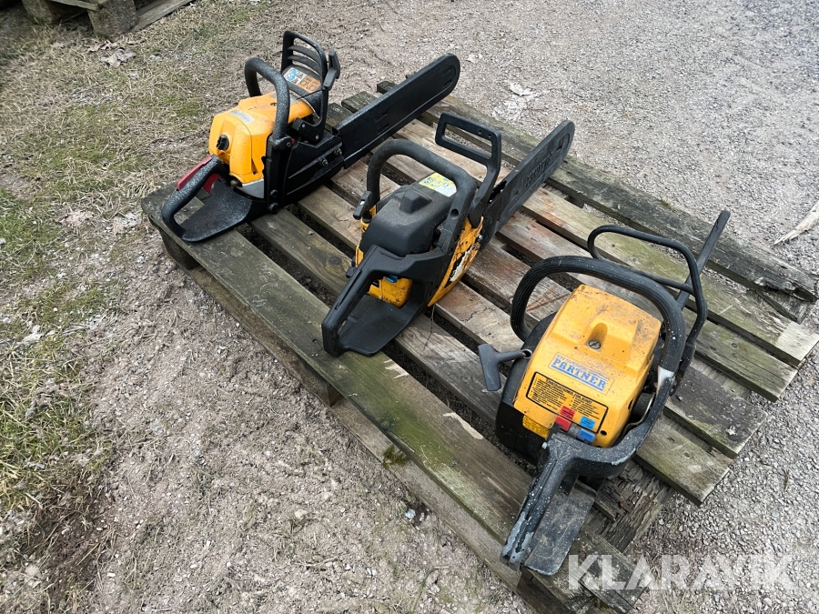 Motorsågar Partner 5000, 351 & S55 3st