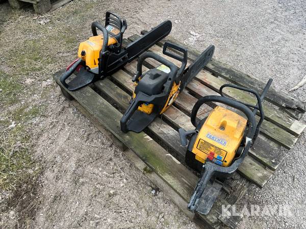 Motorsågar Partner 5000, 351 & S55 3st