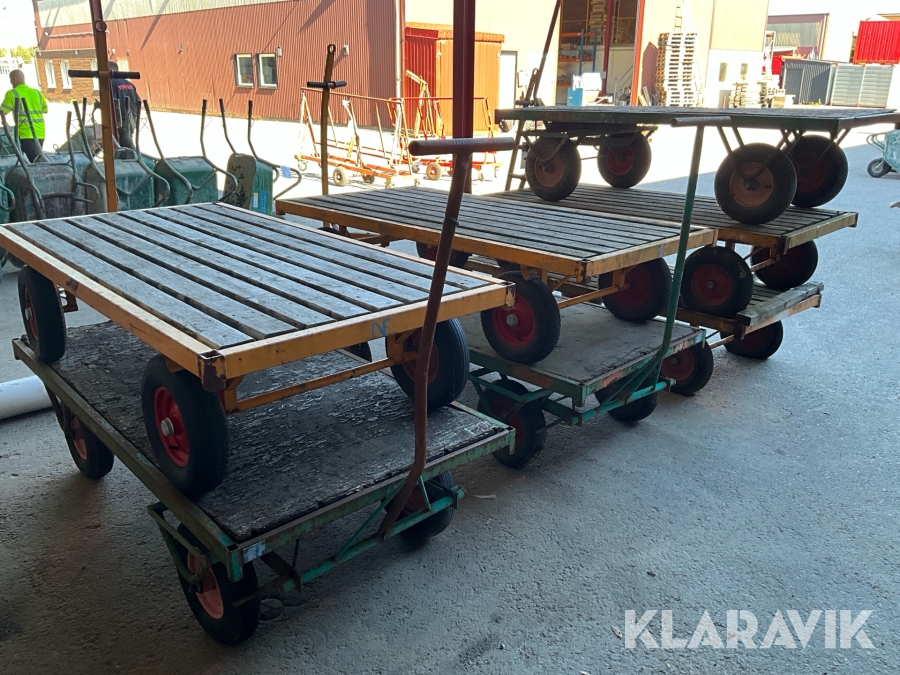 Flakvagn 7st Hörby Bruk, Okänt Märke Modell okänd