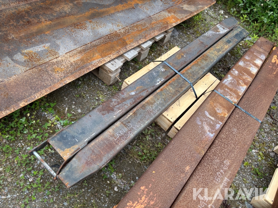 Förlängningsgafflar 1 par