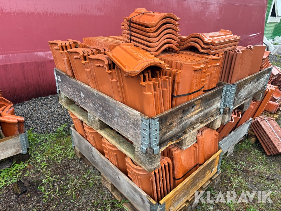 Lertegelpannor Laumans Ideal-Variabel ca 200st