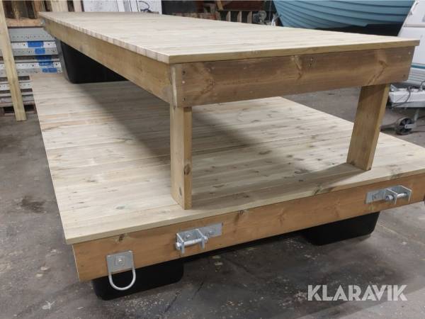 Brygga med landgång 4.0X2.0m