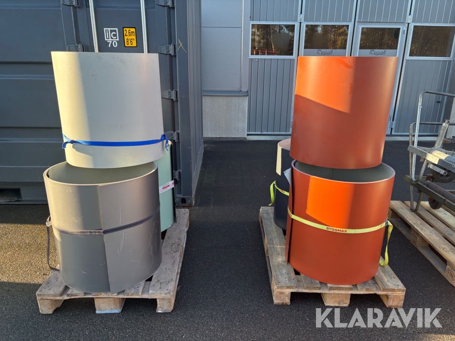 Plåtrullar Plannja 670mm 7st