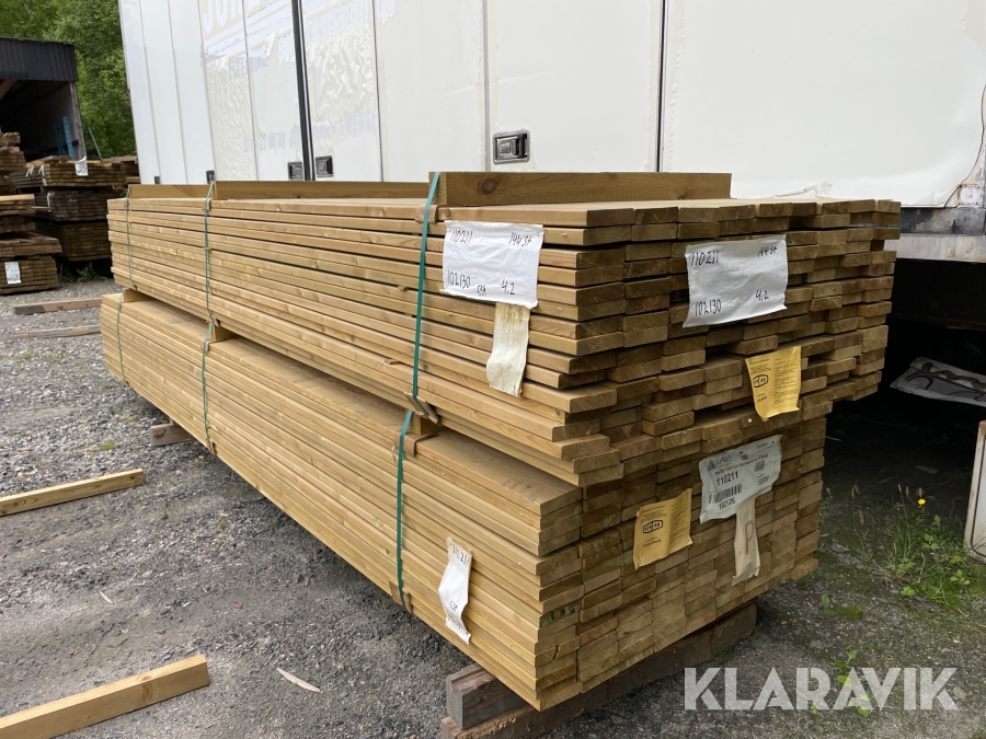 Trall impregnerad furu 28 x 120 288 st