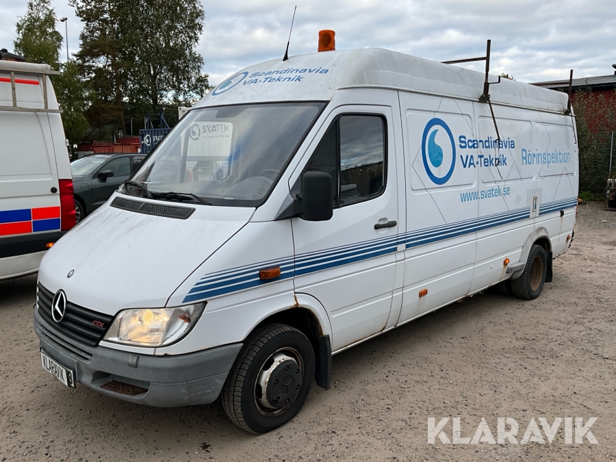 Skåpbil Mercedes-Benz 413 CDI/40 filmbuss