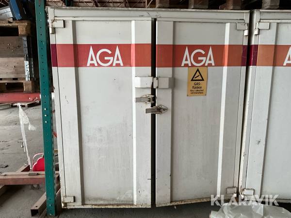 Förvaringsskåp för gas och gasol