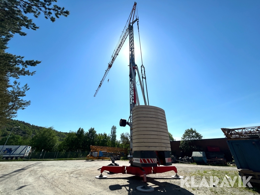 Tornkran Terex CBR 40H-4 , självresande med fjärrstyrning