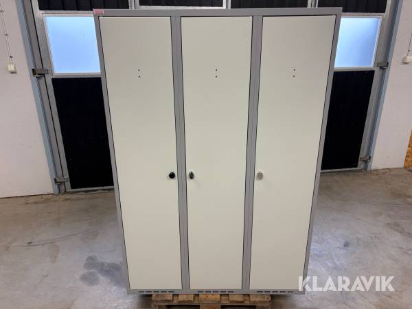 Klädskåp 3 delat 1,2m Sonesson Szafa Pro H12 5st