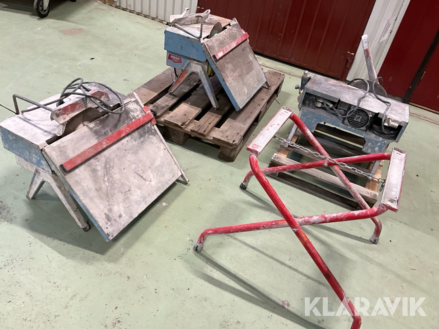 Kakelsåg 3st, 1 ställ Sigma, 9/D-CN.45, okänd