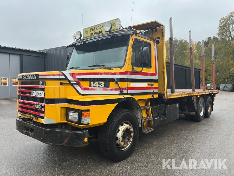 Timmerbil Scania 450