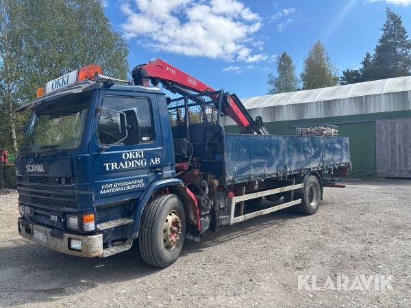 Kranbil Scania G93ML4X2L 21050 med fassikran