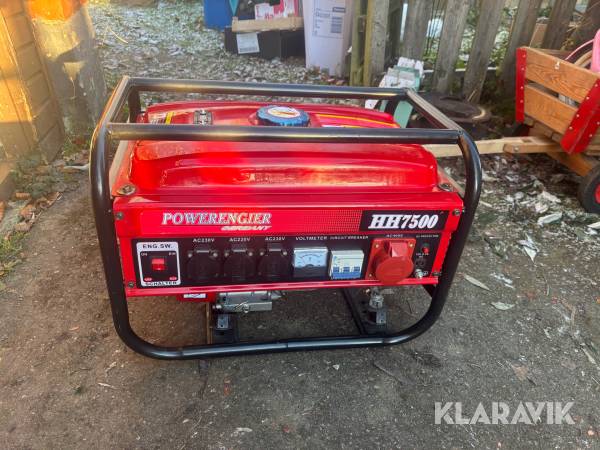 Elverk Powerengier HH 7500