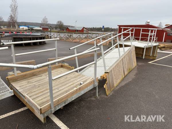 Rullstolsramp FEAL 3st delar