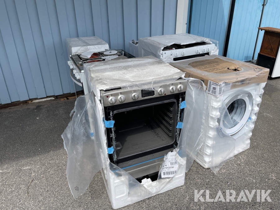 Parti med vitvaror 6 st