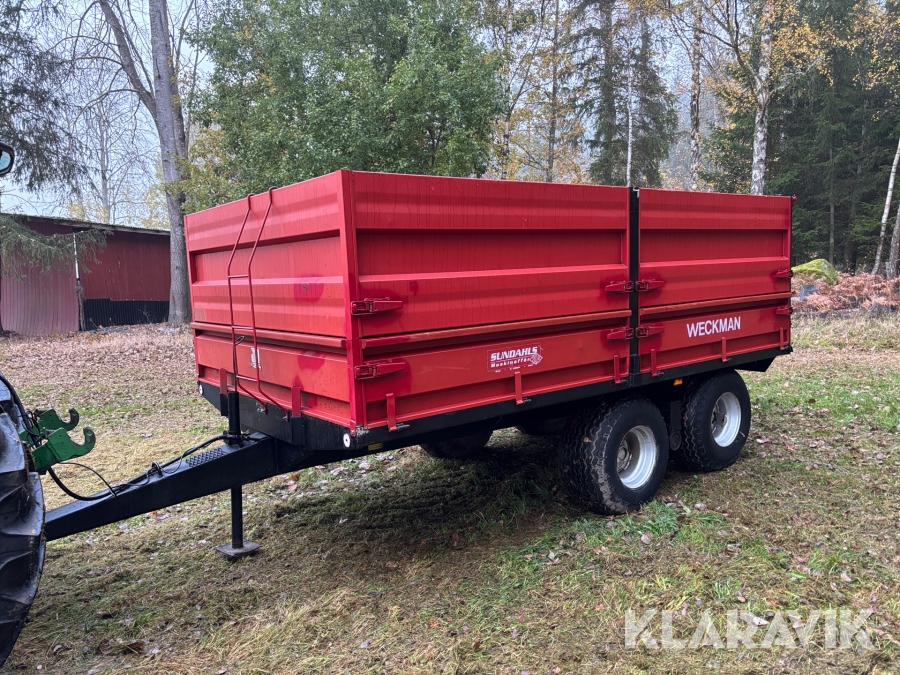 Spannmålsvagn Weckman med tipp