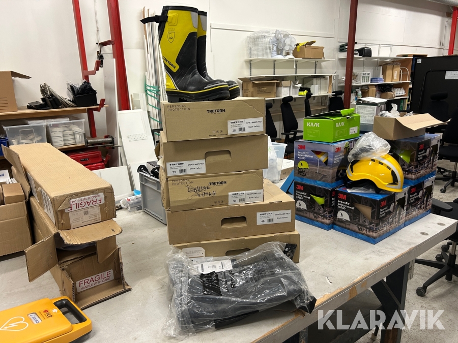 Arbetsstövlar Tretorn 7 par Med spiktramp & stålhätta