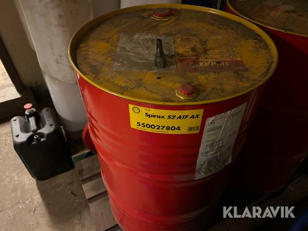 Oljefat med olja Spirax S2 ATF AX
